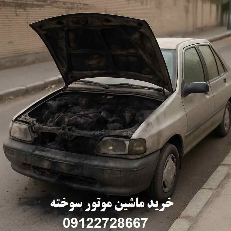 ماشین موتور سوخته