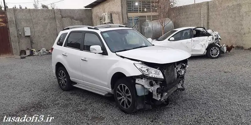 فروش ماشین تصادفی شاسی بلند - معامله خودروی اوراقی